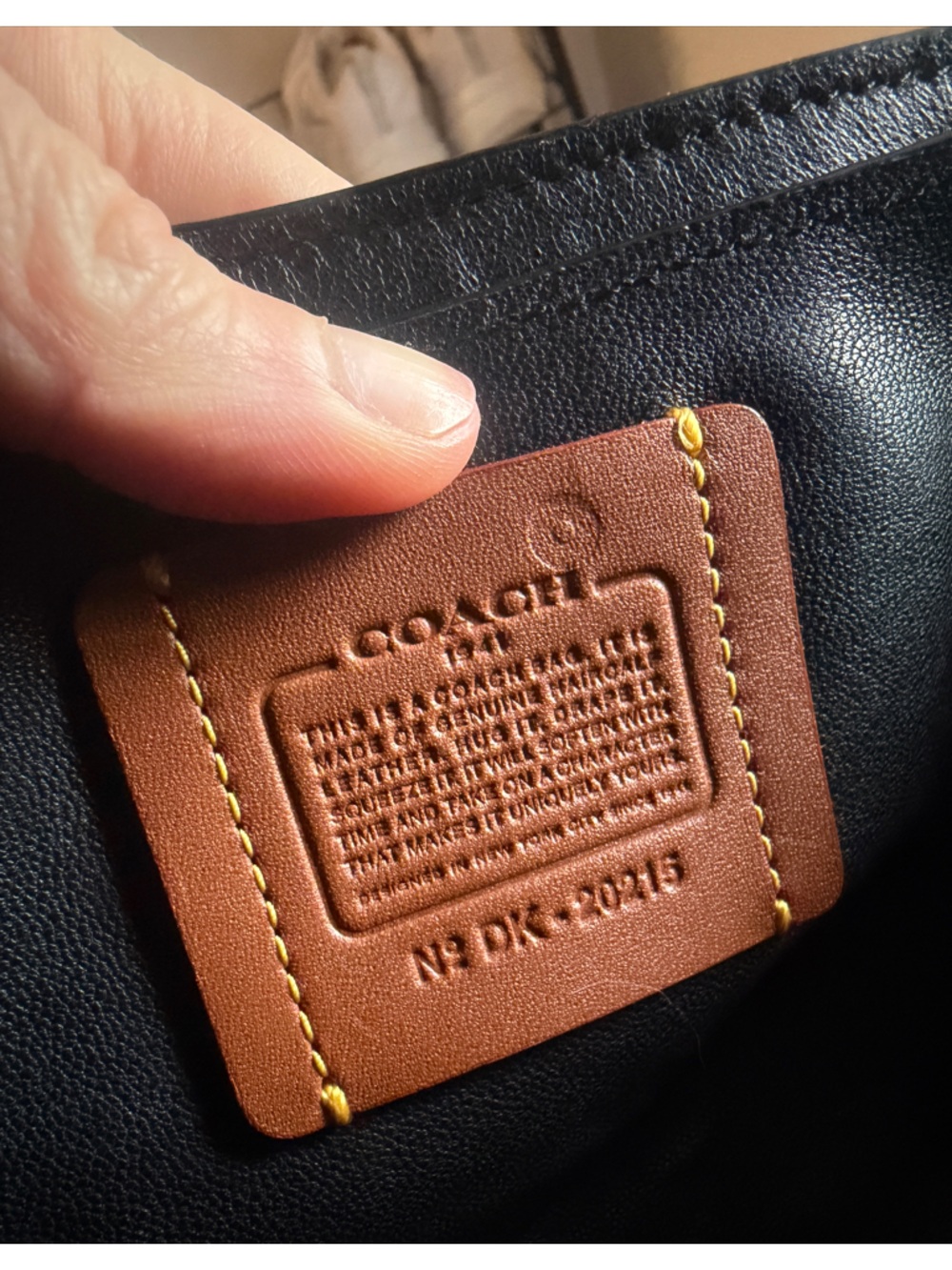Coach Haircalf Dinky Animal-Print Shoulder Bag in Black and Tan - Picture 9 of 14